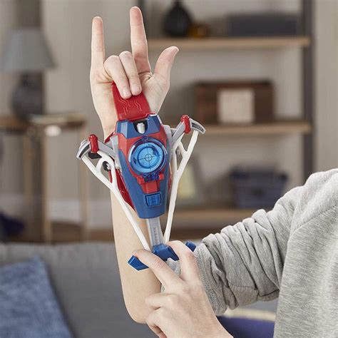 Buy Marvel Spider-Man Web Shots Disc Slinger Blaster Toy Online at Best ...