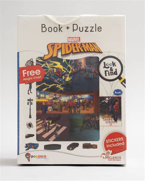 Popcorn Marvel Spiderman Look & Find Short Circuit-Learning Kit ...