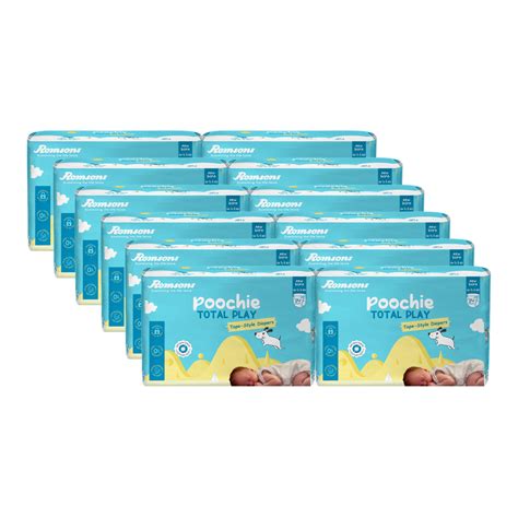Romsons Poochie Total Play Newborn Tape Style Baby Diapers – romsons.in