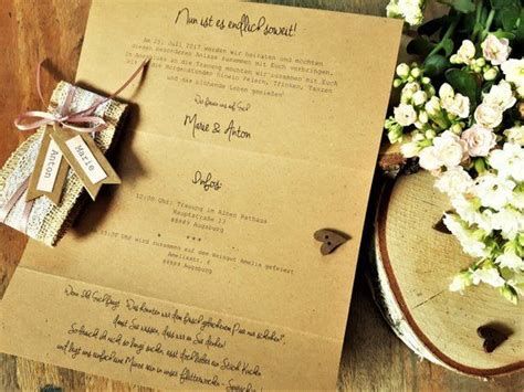Vintage Einladung Hochzeit