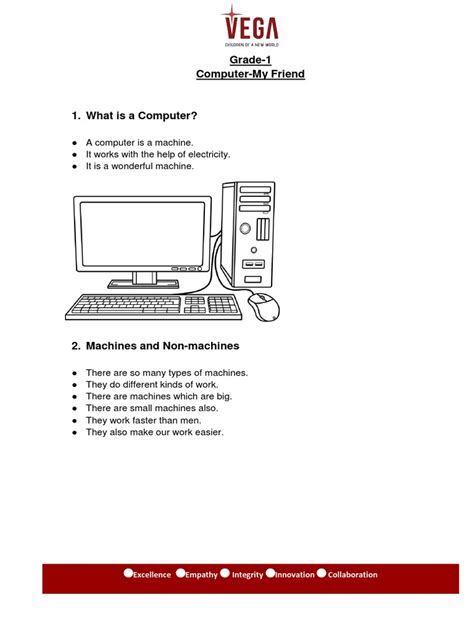 Image result for Computer My Friend Class 1 Question and Answer