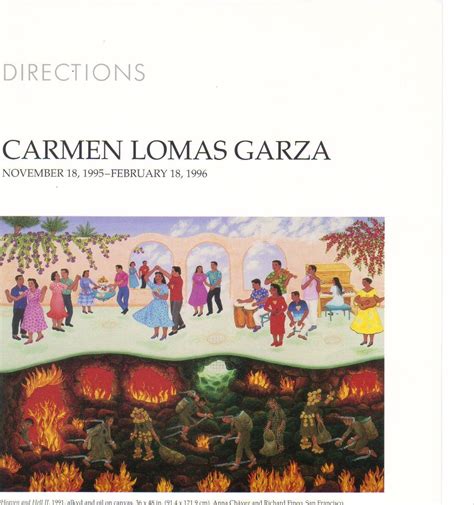 Carmen Lomas Garza: November 18, 1995-February 18, 1996 (Directions ...