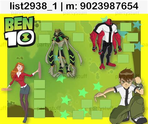 Ben 10 theme Designs