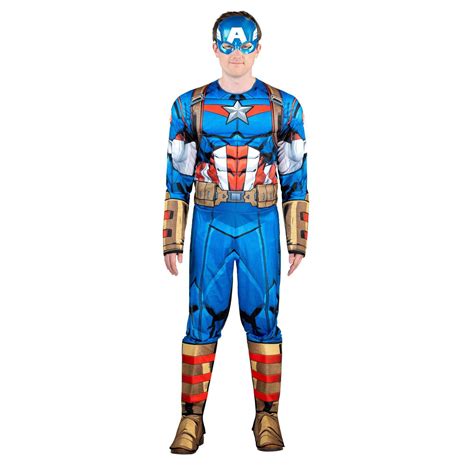 Marvel Classic Captain America Adult Costume – AbracadabraNYC