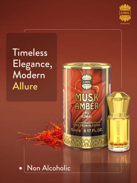 MUSK AMBER Non-Alcoholic Concentrated Perfume Long Lasting Attar For M ...