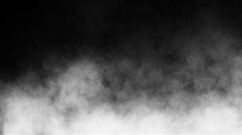 Abstract Realistic smoke misty fog on isolated black background. Smoke ...