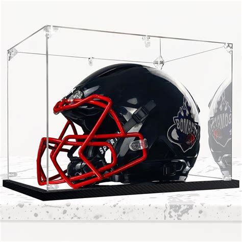Amazon.com: Clear Helmet Display Case Football Helmet Display Case Full ...
