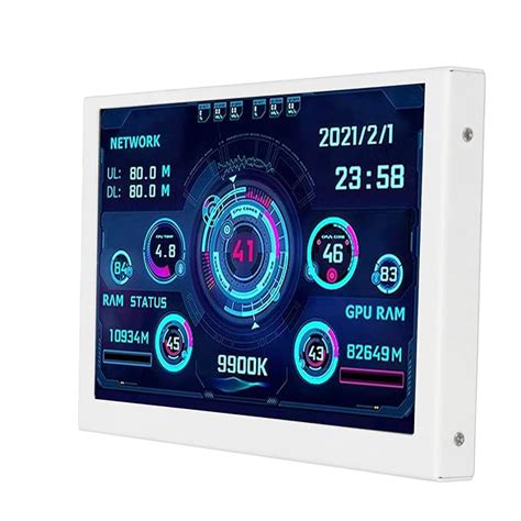 5 inch IPS USB Mini Screen, AIDA64 PC CPU GPU RAM Data Monitor ...