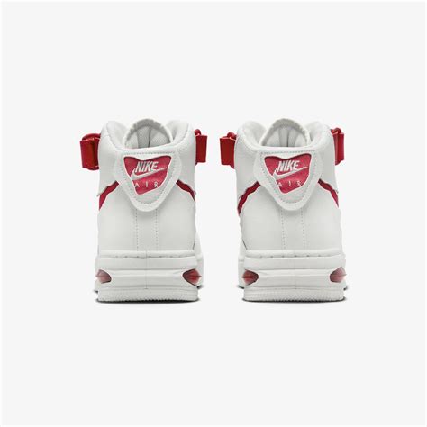 Buy Red and White Air force 1 Mid Evo Summit Shoes for Men Online ...