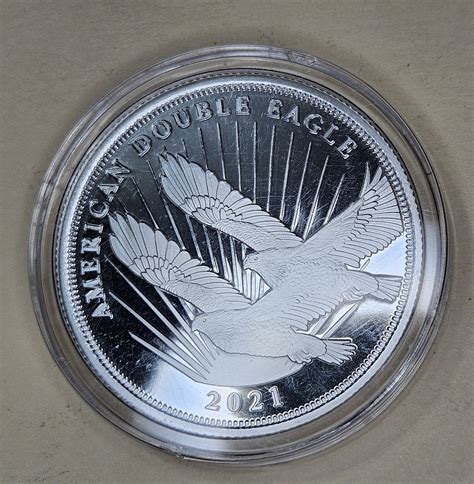 1/2 oz. Pure Silver Double Eagle Cook Island - Proof Coin | Property Room