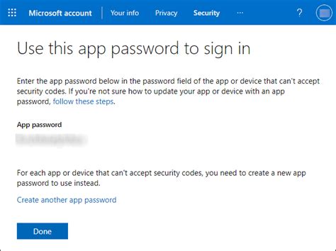 Image result for Microsoft Application Password