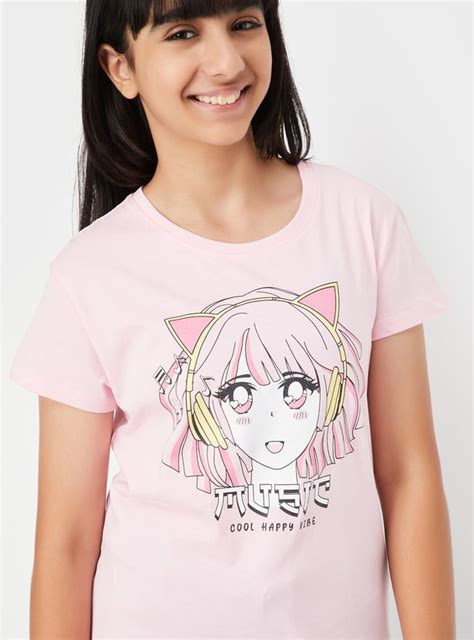 Buy Girls Printed T-shirt Online at just Rs. 199.0 - 1000015244316 ...