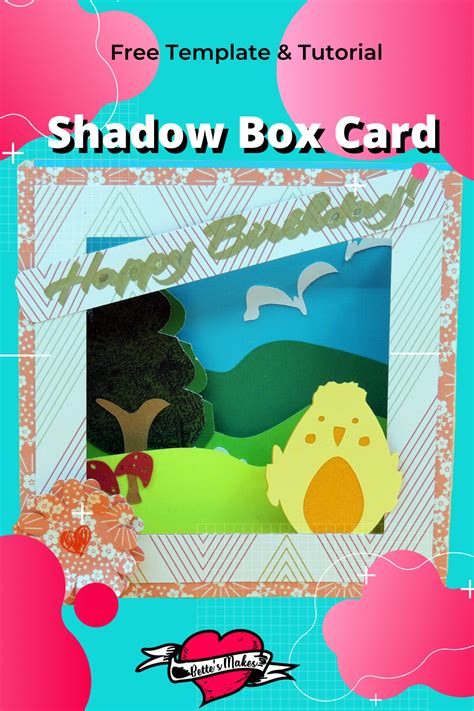 Image result for Handmade Shadow Box Card
