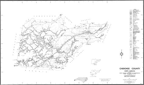 Map Of Cherokee Nc