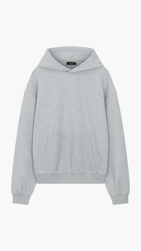 Essential Luxe Hoodie - Light Grey - SIARR