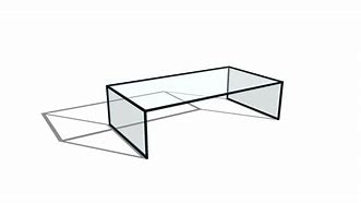 Image result for Narrow Glass Coffee Table