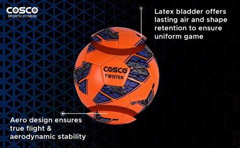 Cosco Twister Football/PVC Material/Football for Indoor Use/Size - 5 ...