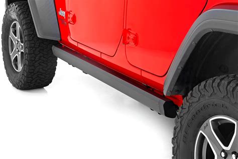 Rough Country Power Running Boards Dual Electric Motor 4 Door Jeep Wrangler J... | Somar 4X4 ...