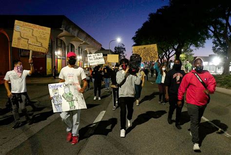 Latest Santa Ana protest over George Floyd’s death ends with no arrests ...