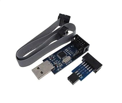 USB AVR Programmer w/ 6-Pin 10-Pin IDC ISP Connector for USBASP ...