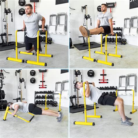 Synergee Dip Bar. Adjustable Dip Station from 30” India | Ubuy