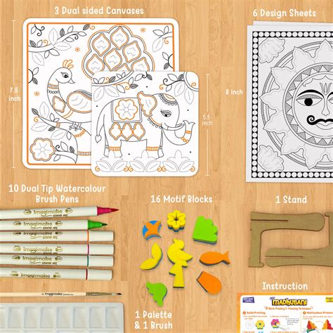 DIY Madhubani Kit – Imagimake