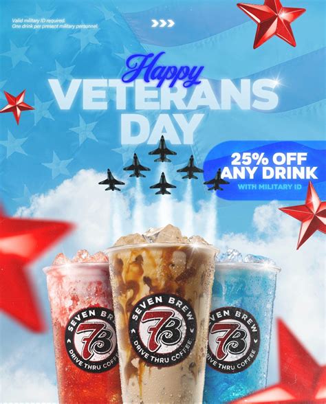 Veterans Day Discount at 7 Brew Coffee Tickets, 7 Brew Coffee ...