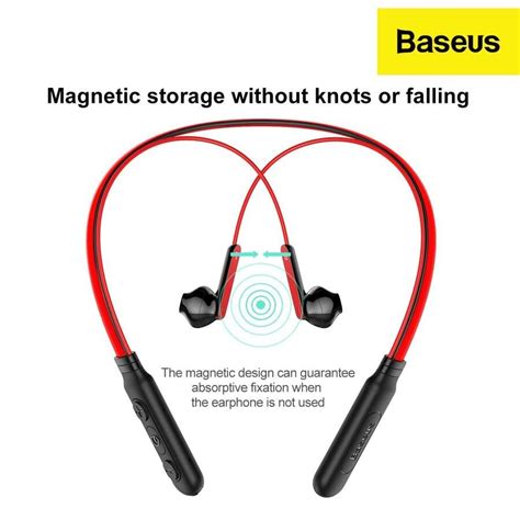 Baseus TCBA EP0001 in-Ear Wireless Bluetooth Neckband Earphones