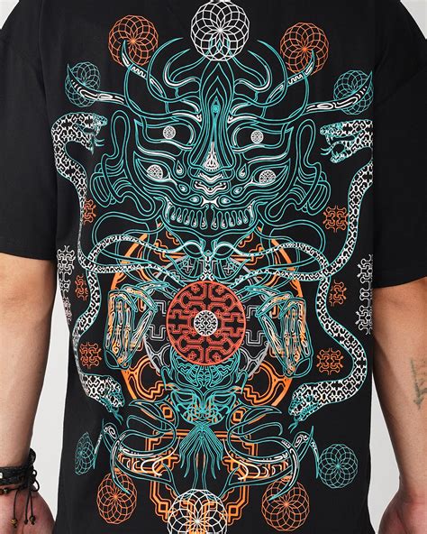 Neuromind | UV Light Reactive & Glow In Dark | Oversized T-Shirt ...