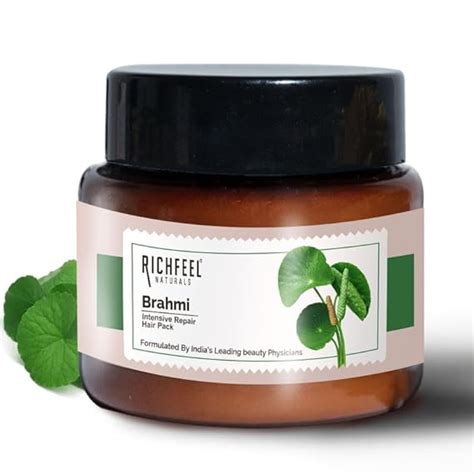 Richfeel Brahmi Intensive Repair Hair Pack | Controls Hair Fall ...