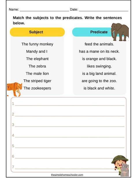 Image result for Writing Complete Sentences Worksheets