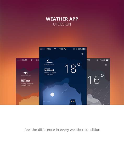Ios Weather App Night