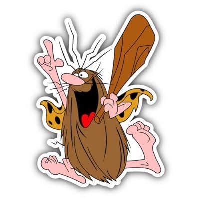 Buy Captain Caveman Bat Cartoon - Sticker Graphic - Auto, Wall, Laptop ...