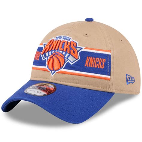 Men's New York Knicks New Era Tan/Blue 2024 NBA Draft 9TWENTY ...