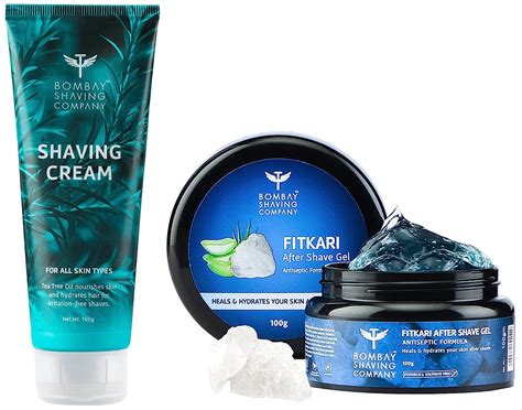 Bombay Shaving Company Fitkari After Shave Gel For Men -100g & Bombay ...