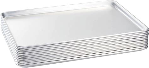 Tiger Chef 6 Pack Full Size Baking Sheet Pan Aluminum Commercial Pan ...