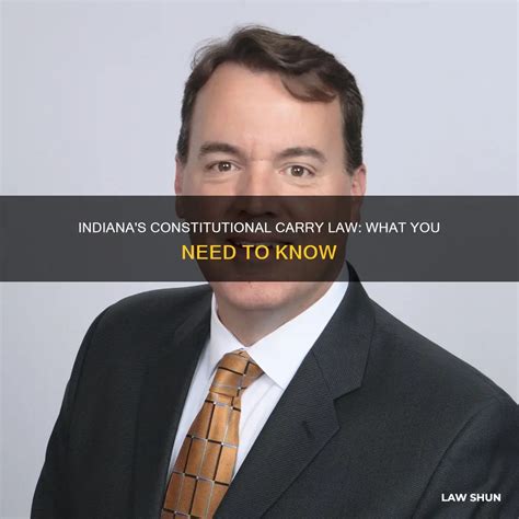 Indiana's Constitutional Carry Law: What You Need To Know | LawShun