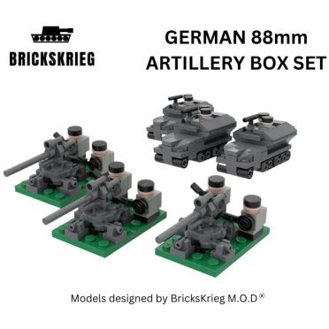 Acheter Brickskrieg - German 88mm Artillery Box Set - BricksKrieg ...