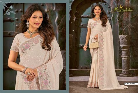 kiara by kamakshi designers 2501-2511 georgette classic look saree ...