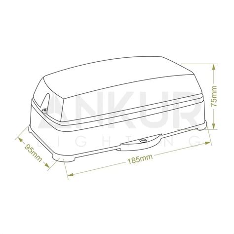 ANKUR ACRYLIC BULKHEAD OUTDOOR RATED LED WALL LIGHT at the lowest price ...