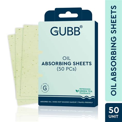 Buy GUBB OIL ABSORBING SHEET, 50 SHEETS Online & Get Upto 60% OFF at ...