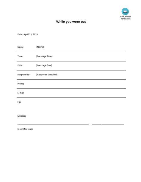 Image result for Phone Message Notes. Printable