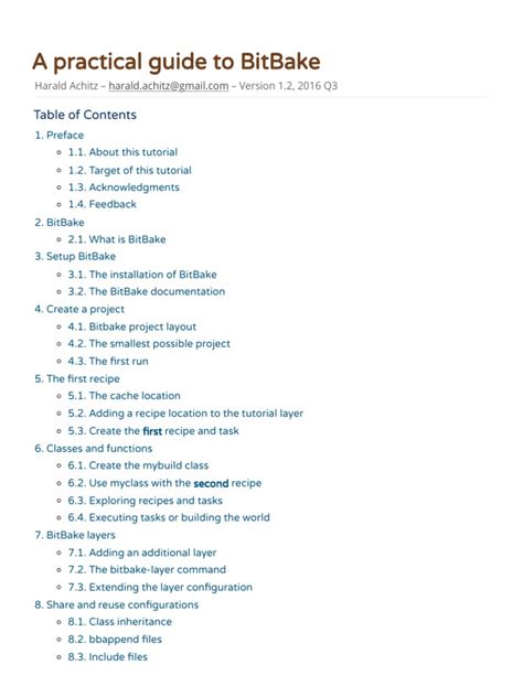 Image result for Bitbake Tutorial