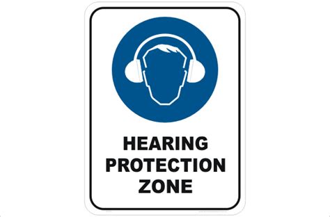 Hearing Protection Zone Sign _ National Safety Signs Online