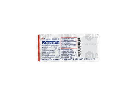 Nitrest 5mg Tablet: View Uses, Side Effects, Price and Substitutes