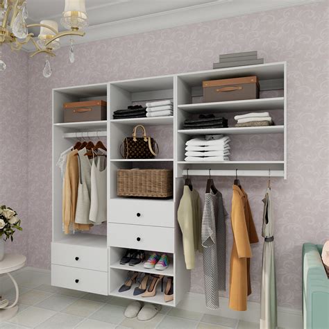 Latitude Run® Modular Closet System With Drawers | Wayfair