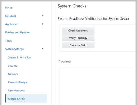Perform a Readiness Check (BUI) - Oracle® MiniCluster S7-2 ...