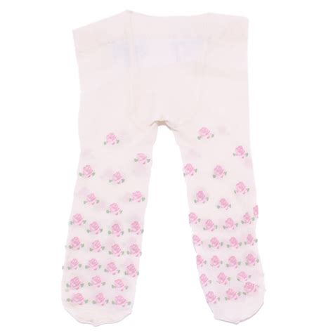 4101Y collant bimba newborn girl pink tights girl