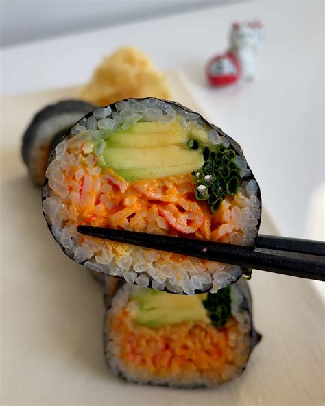 Spicy Crab-ocado Maki - Doobydobap