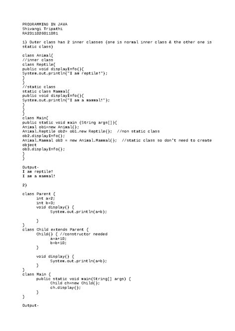 PIJ-24 02 25 Shivangi 081 - PROGRAMMING IN JAVA Shivangi Tripathi RA ...